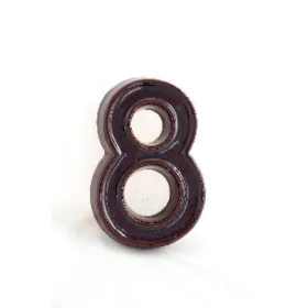 HÁZSZÁM KERÁMIA 120mm "8"