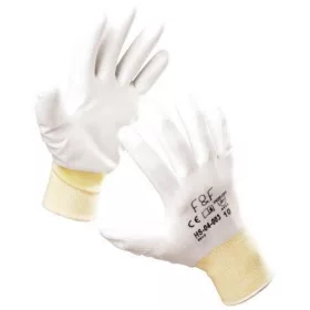 CERVA VÉDŐKESZTYŰ FEHÉR MÁRTOTT HS-04-003 PE/PU 11