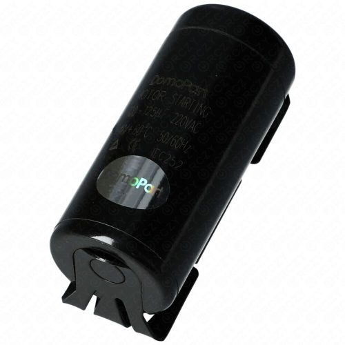 100-125 uF 330V Kondenzátor, motor indító, fémházas (univerzális)