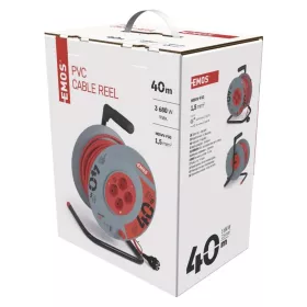   Emos Kábeldob 40 m / 4 aljzat / narancssárga / PVC / 230 V / 1,5 mm2(P09240)