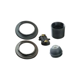 FOGLALAT MŰANYAG CSILLÁR E27 FEKETE