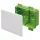 GEWISS 48 PPT DIN SÜLLYESZTETT KÖTŐDOBOZ, ZÖLD 196x152x75 mm PM