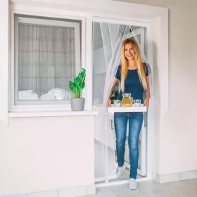   GLOBIZ SZÚNYOGHÁLÓ FÜGGÖNY SZALAG AJTÓRA 11608WH FEHÉR 100X220 CM
