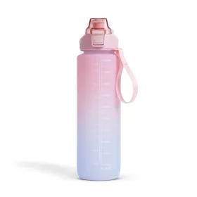   Sport kulacs - 1L - opálos - rózsaszín-kék színátmenetes