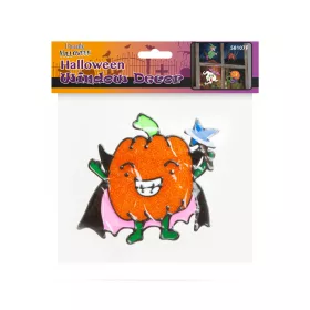 HALLOWEEN-I ABLAKDEKOR-CSILLÁMOS, SZÍNES TÖK