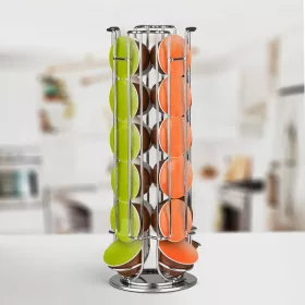   Fém kávékapszula tartó - 24 db Dolce Gusto kapszulához - króm (BW1001B)