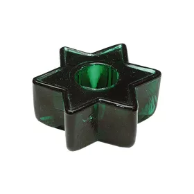 GYERTYATARTÓ CSILLAG ZÖLD 2cm