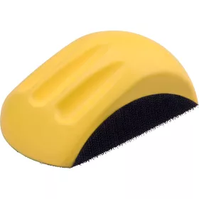   Kézi csiszolóblokk, (stekli) 125 mm-es csiszolókoronghoz, tépőzáras, poliuretán