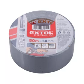   Extol ragasztószalag textiles, szürke, 50mm×50m (hobby szalag / duckt tape)