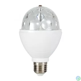LED diszkólámpa, forgó RGB LED, 3W