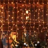 LED-ES SOROLHATÓ FÉNYFÜGGÖNY,JÉGCSAP