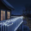 SOROLHATÓ IZZÓSOR 100LED FEHÉR KÜLTÉRI