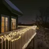 SOROLHATÓ IZZÓSOR 100LED MELEGFEHÉR KÜLTÉRI