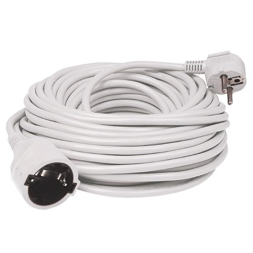 NV 2-30/WH/1,5 Hosszabbító 30 méter hosszú, fehér színű H05VV-F 3G1,5 mm2 kábellel 