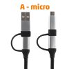 4in1 USB töltőkábel