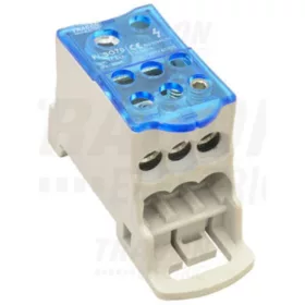   TRACON FLSO70 FŐVEZETÉKI LEÁGAZÓ SORKAPOCS NYITHATÓ FEDÉLLEL 1×70(50)MM2 / 6×25(16)MM2, 1000VAC/DC, 160A