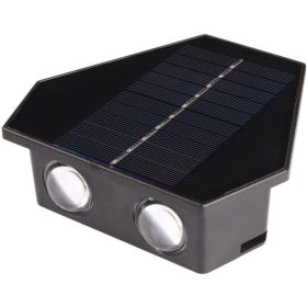   Tracon Napelemes kerti falilámpa 0,3W, 3000K, 30 lm,3,7V/1300mAh Li, IP44