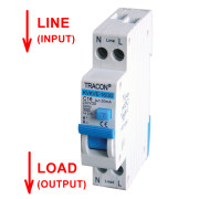 KOMBINÁLT VÉDŐKAPCSOLÓ, ELEKTRONIKUS, 2P, B KARAKTERISZTIKA, B13, 30mA, 6kA, AC, E3