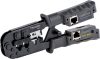 Tracon Vágó- ,csupaszító- és présszerszám teszterrel RJ45, RJ11, RJ12