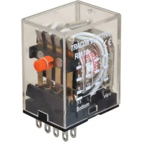   TRACON MINIATŰR RELÉ 230V AC / 4×CO (3A, 230V AC / 28V DC)